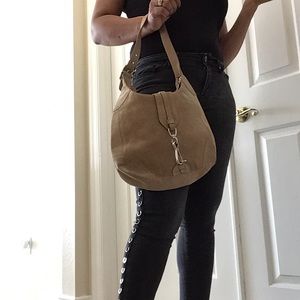 Coach Suede Hampton Hobo Bag